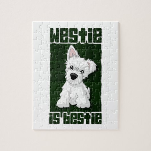Westie is Bestie Legpuzzel (Verticaal)