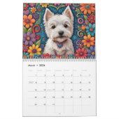 Westie Kalender 2024 (Mar 2026)