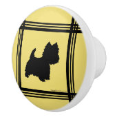 Westie Keramische Knop (Rechts)