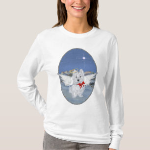 Westie Kerstengel T-shirt