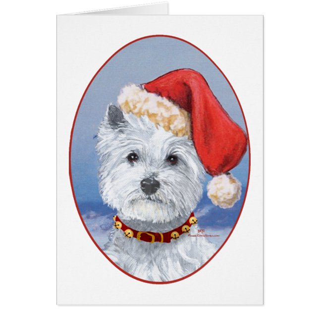 Westie Kerstman Helper (Voorkant)