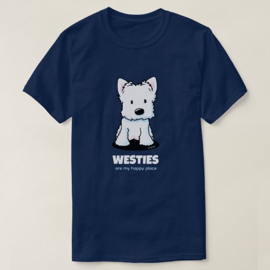 Westie KiniArt T-shirt (Design voorkant)