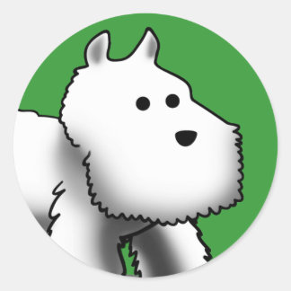 Westie Kleine Stickers