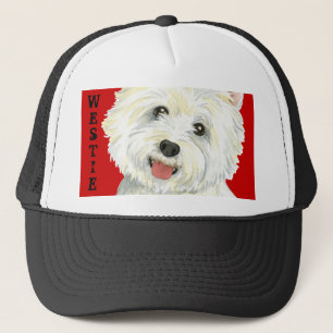 Westie-kleurenblok Trucker Pet