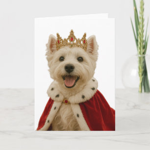 Westie Koningin Kaart