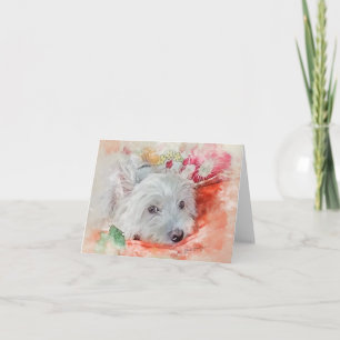 Westie Lacey Note Kaart
