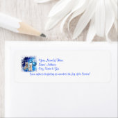 Westie Laisse-Le Neiger ! Étiquettes d'adresse de  (En situation)