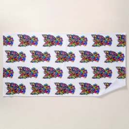 Westie Love Strandlaken