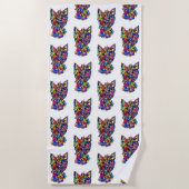 Westie Love Strandlaken (Voorkant)