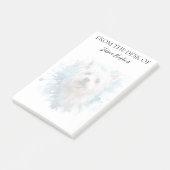 Westie Lover Monogrammed Dog  Post-it® Notes (Schuin)