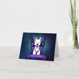 Westie Lupus Bewustzijn Dankjewel Kaart