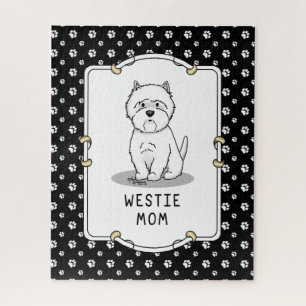 Westie Mam - West Highland White Terrier Mam Legpuzzel