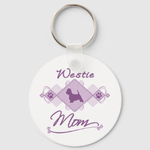 Westie mama sleutelhanger