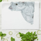 Westie mama theedoek (Gevouwen)