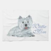 Westie mama theedoek (Horizontaal)