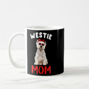 Westie mama Westie Dog Eigenaar Funny Mothers Da Koffiemok