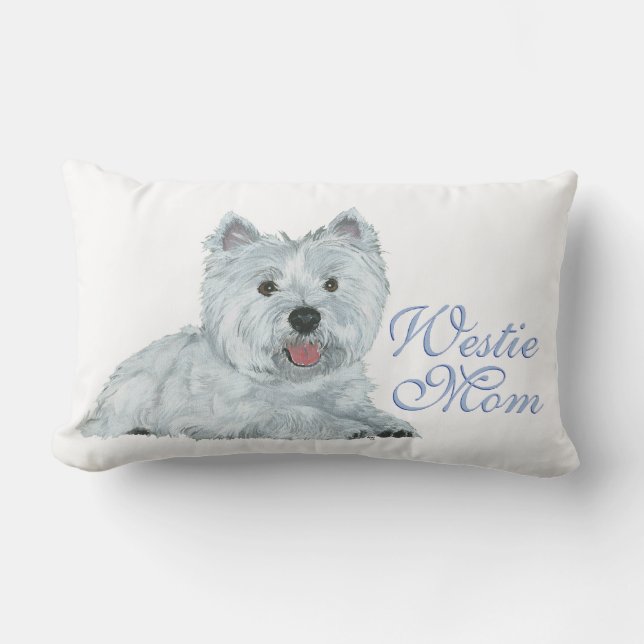 Westie Moeder Kussen (Voorkant)