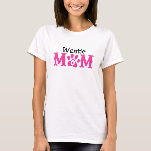 Westie Mom T-shirt (Voorkant)
