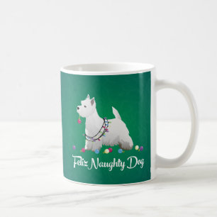 Westie of West Highland Terrier Feliz Naughty Dog Koffiemok