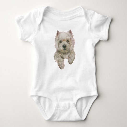 Westie One-Piece Bodysuit (Voorkant)