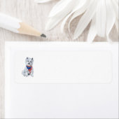 Westie Patriotic Return Address Label (Insitu)