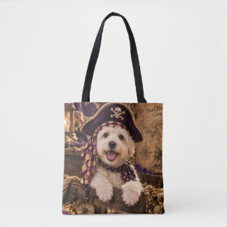 Westie Piraat Boodschappentas Draagtas