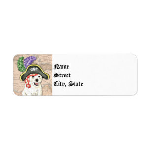 Westie Pirate Etiket