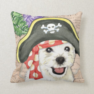 Westie Pirate Kussen