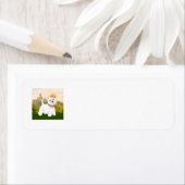 Westie Princess Return Address Label (Insitu)