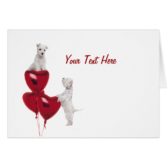 Westie Puppy Love (Voorkant Horizontaal)