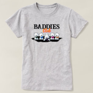 Westie Pups BADDIES 100% Katoenen T-Shirt