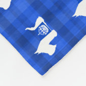 Westie Royal Crown Fleece Deken (Hoek)