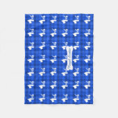 Westie Royal Crown Fleece Deken (Voorkant)