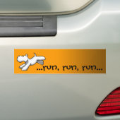 Westie Run Bumpersticker (Op auto)