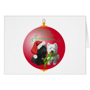 Westie Scottie Kerstmis