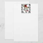 Westie Sinterklaas Briefpapier (Voorkant / Achterkant)