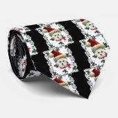 Westie Sinterklaas Stropdas (Opgerold)