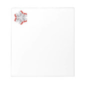 Westie Snowflake Notitieblok (Voorkant)
