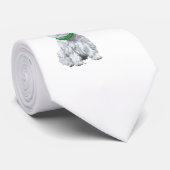 Westie St Patricks Day Stropdas (Opgerold)