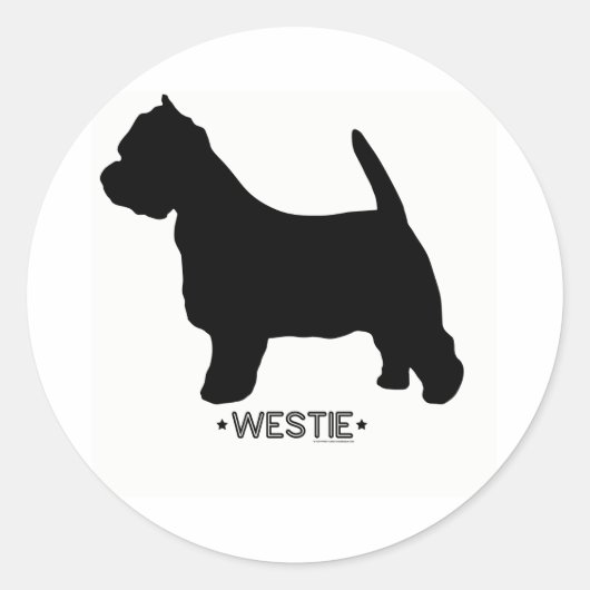 Westie Sticker (Voorkant)