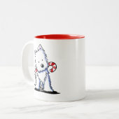 Westie Sucre de canne Cutie Mug (Devant gauche)