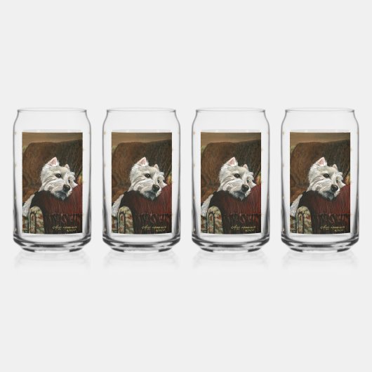 Westie sur canapé (Dos)