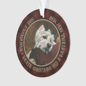 Westie sur canapé (devant)