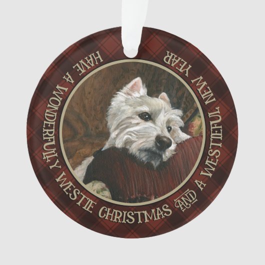 Westie sur canapé (devant)