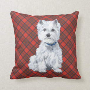 Westie sur COUSSIN Tartan