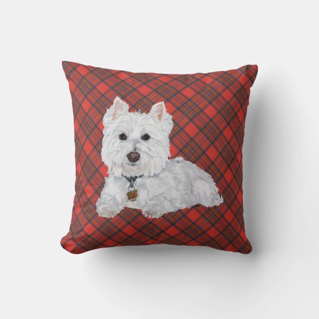 Westie sur le COUSSIN tatan (Recto)