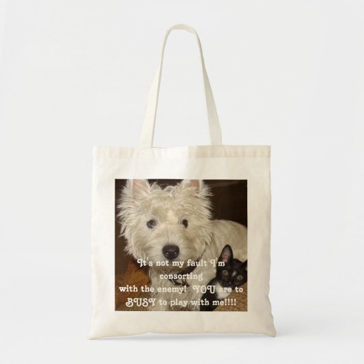 Westie-Tas Tote Bag (Voorkant)