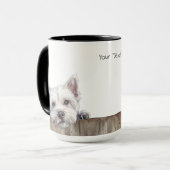 Westie Terrier Chien Mug (Devant gauche)