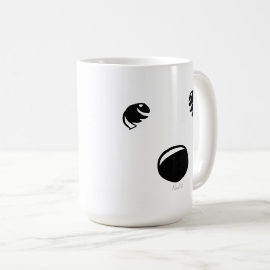 Westie Terrier Face Mug (Devant droit)