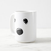 Westie Terrier Face Mug (Devant gauche)